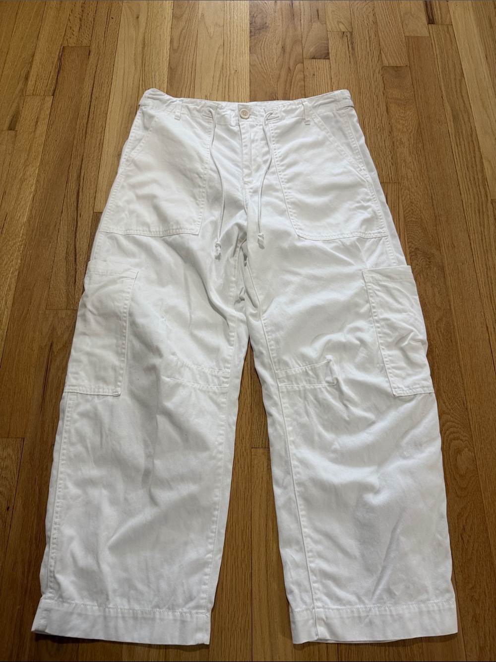 Pistola White Sabrina High Waist Barrel Twill Utility Pants Sz 29